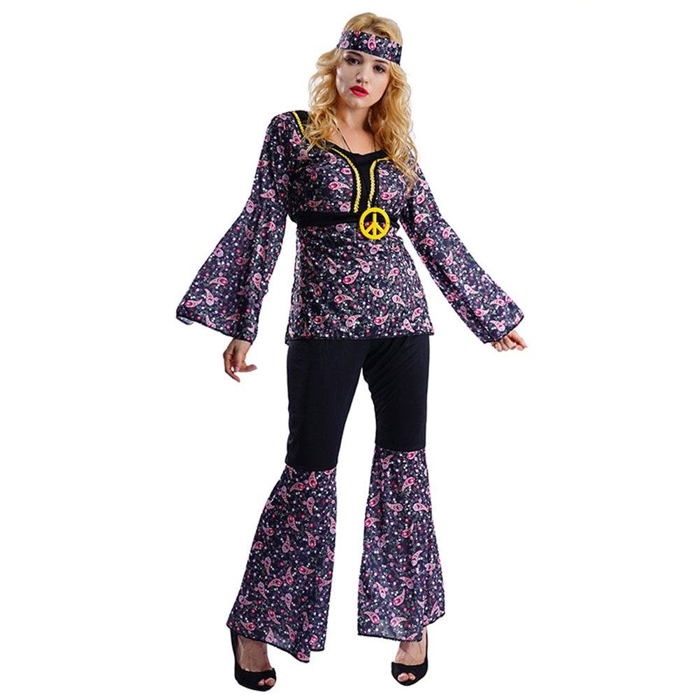 Buy70s Costumes Hip Hop Rock Hippie Vintage Cosplay Halloween Outfit Now Cheaper With 3 - 5 Days Ship - PajamasBuy