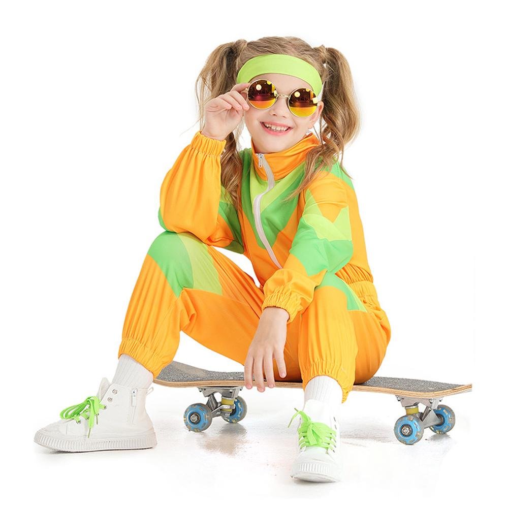 Buy80s Retro Disco Costumes Cosplay Halloween Jumpsuit Outfit For Kids Now Cheaper With 3 - 5 Days Ship - PajamasBuy