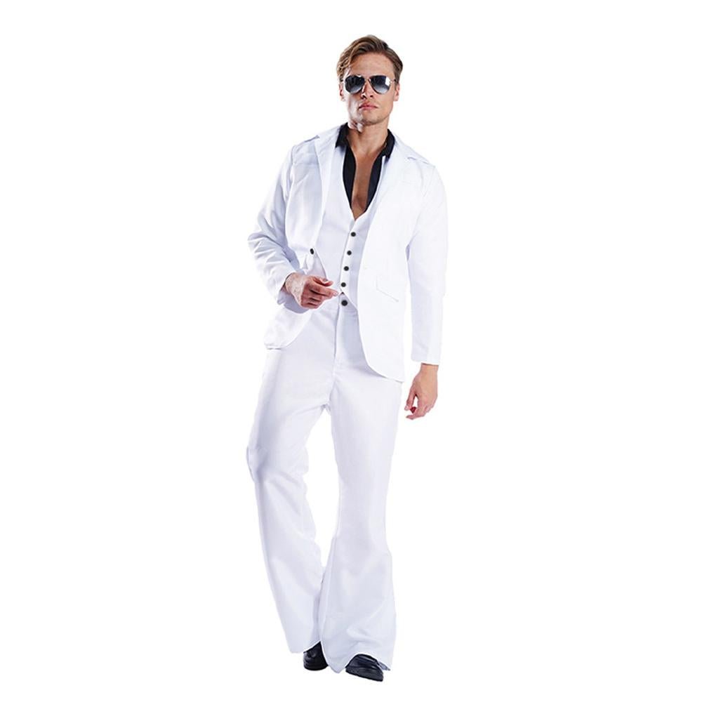 Buy80s Retro Disco Costumes Cosplay Halloween Suit Outfit For Men Now Cheaper With 3 - 5 Days Ship - PajamasBuy