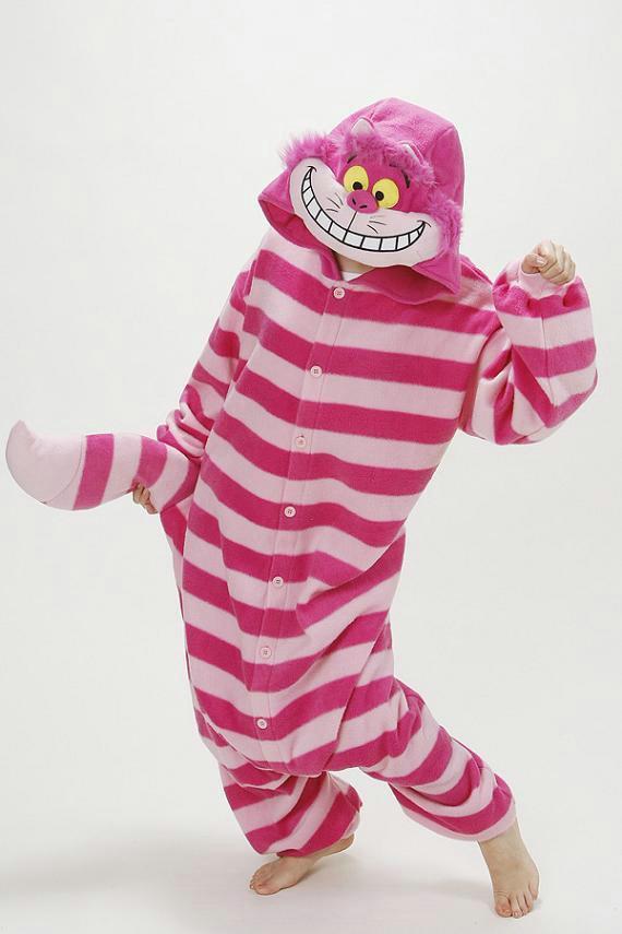 BuyAdult Cheshire Cat Onesies Hoodie Kigurumi Pajamas Costumes Now Cheaper With 3 - 5 Days Ship - PajamasBuy