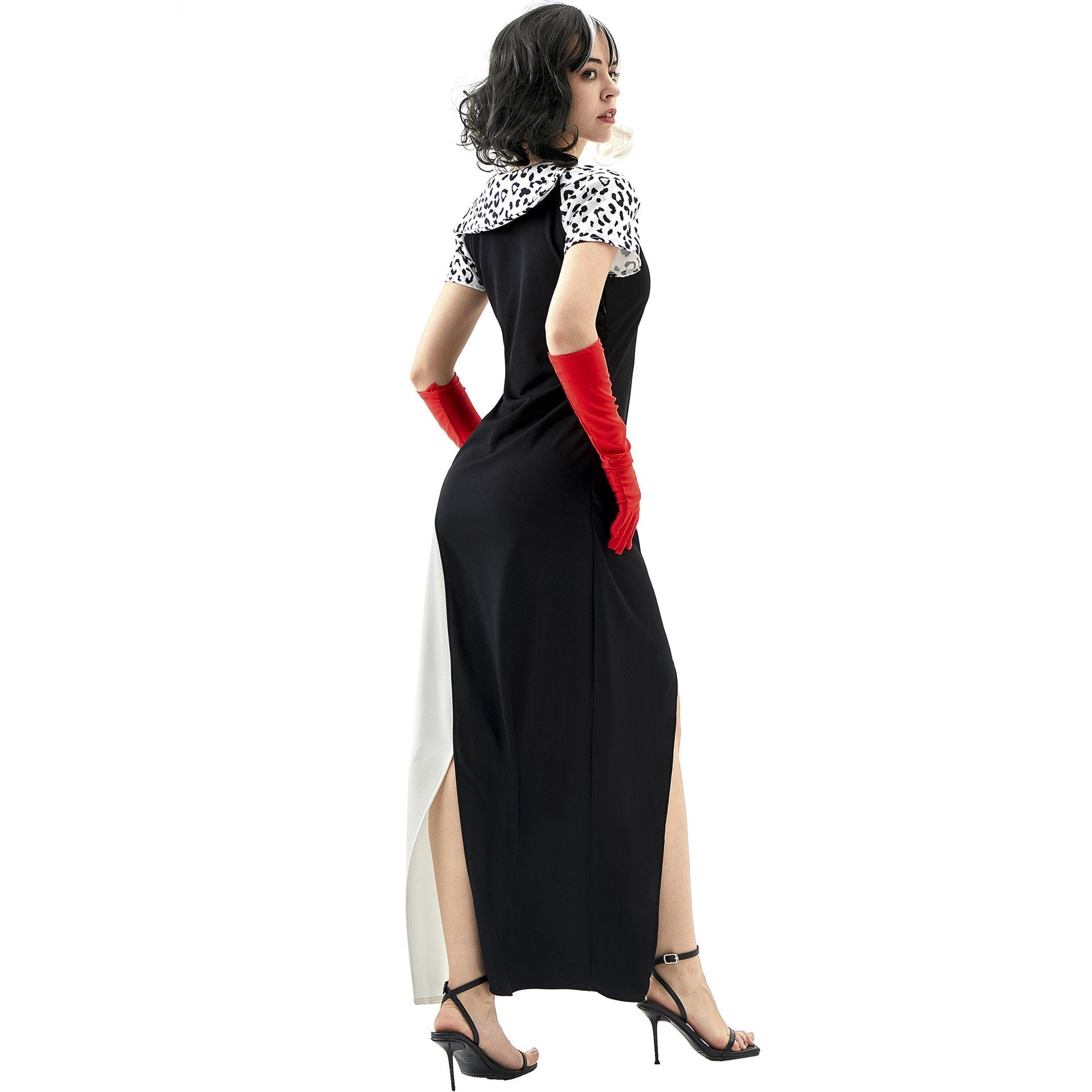 BuyAdult Cruella Duster Stage Costume Dress Halloween Women Now Cheaper With 3 - 5 Days Ship - PajamasBuy