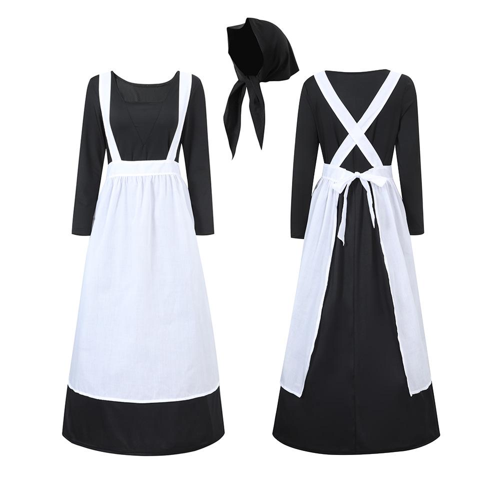 BuyAdult Female French Manor Maid Dress Retro Halloween Costume Now Cheaper With 3 - 5 Days Ship - PajamasBuy