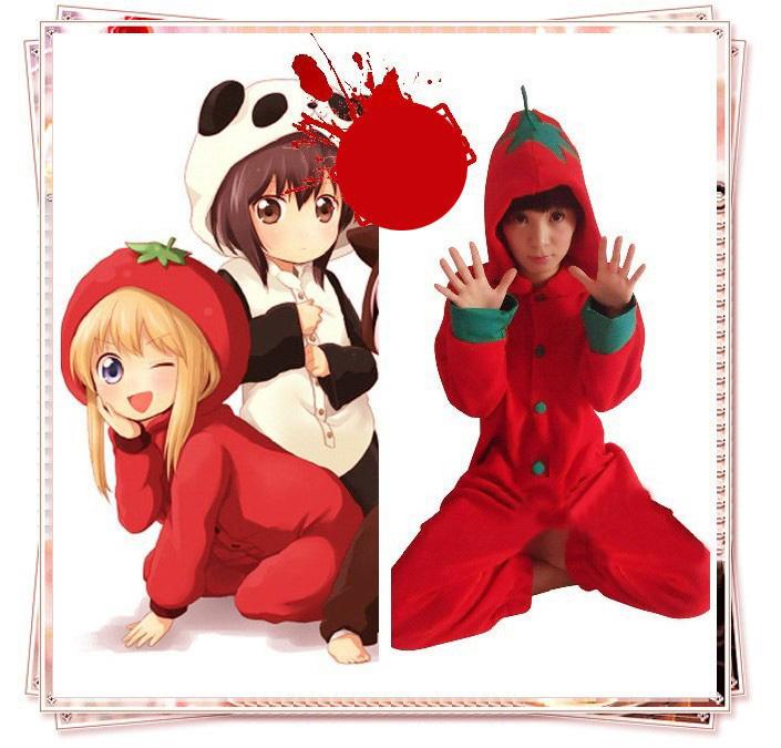 BuyAdult Red Pepper costume Kigurumi Onesies Pajamas Now Cheaper With 3 - 5 Days Ship - PajamasBuy