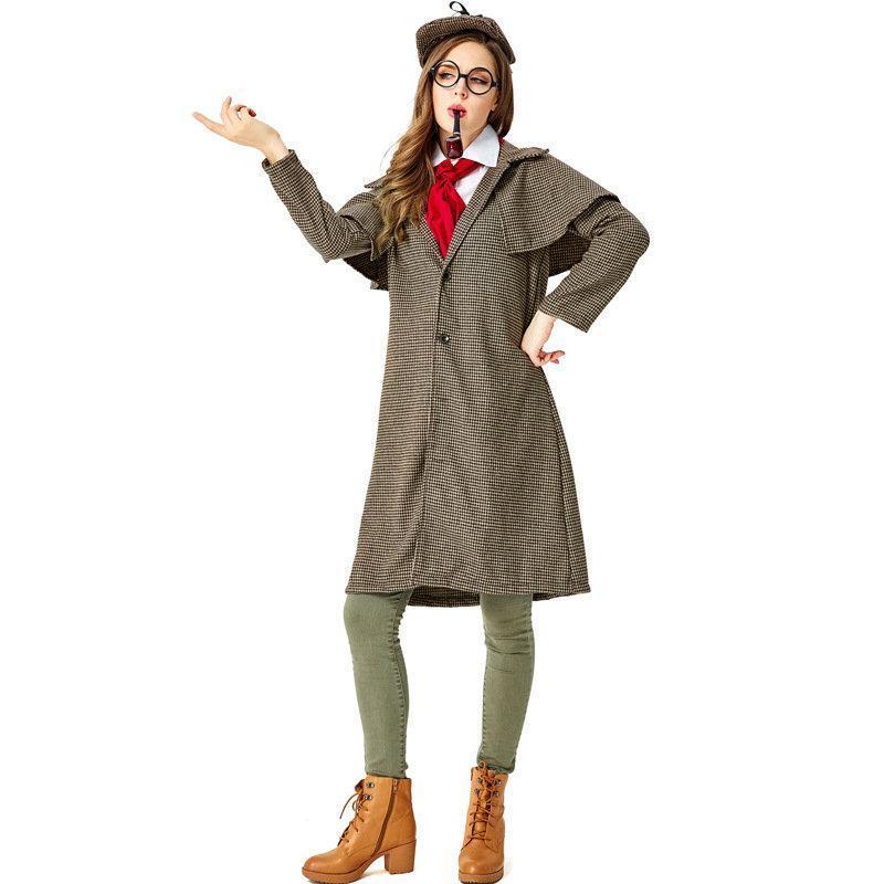 BuyAdult Sherlock Holmes Cosplay Costume Halloween Outfits Now Cheaper With 3 - 5 Days Ship - PajamasBuy