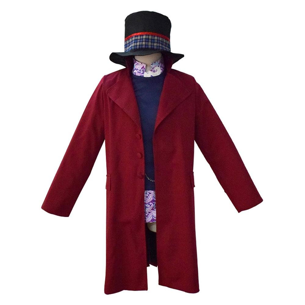 BuyAdult Willy Wonka Charlie and the Chocolate Factory Johnny Depp Cosplay Suit Costume women men Now Cheaper With 3 - 5 Days Ship - PajamasBuy