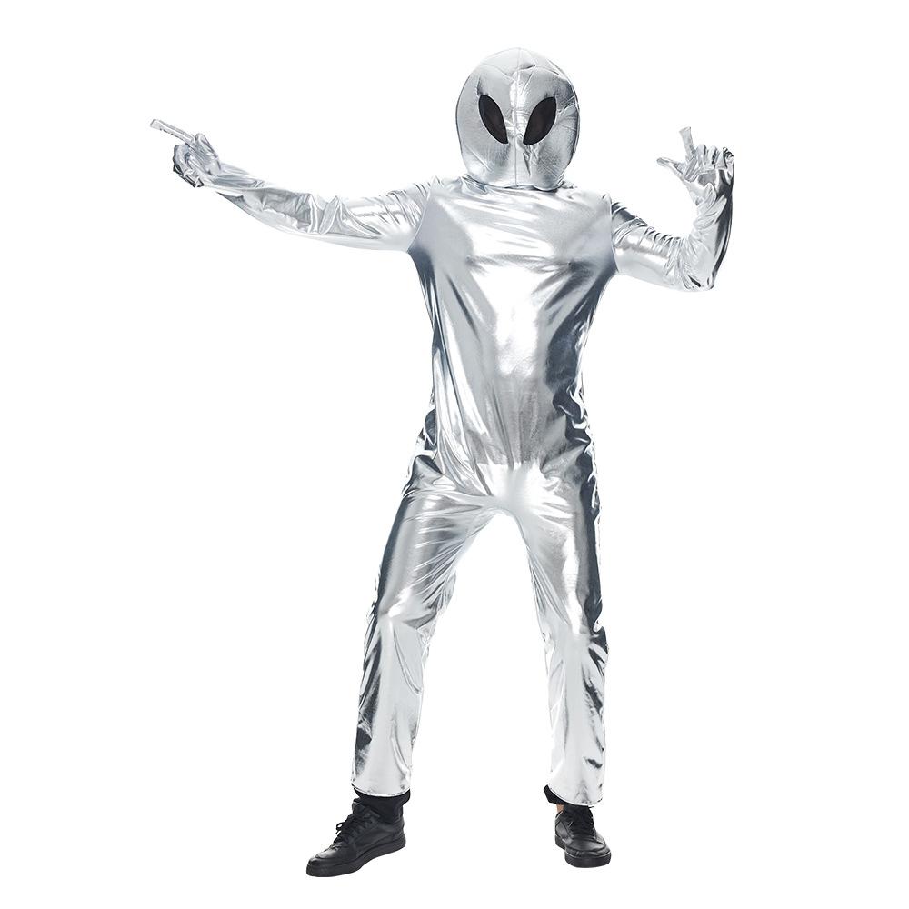 BuyAlien Funny UFO Astronaut Cosplay Costume Outfits Halloween Carnival Suit Now Cheaper With 3 - 5 Days Ship - PajamasBuy