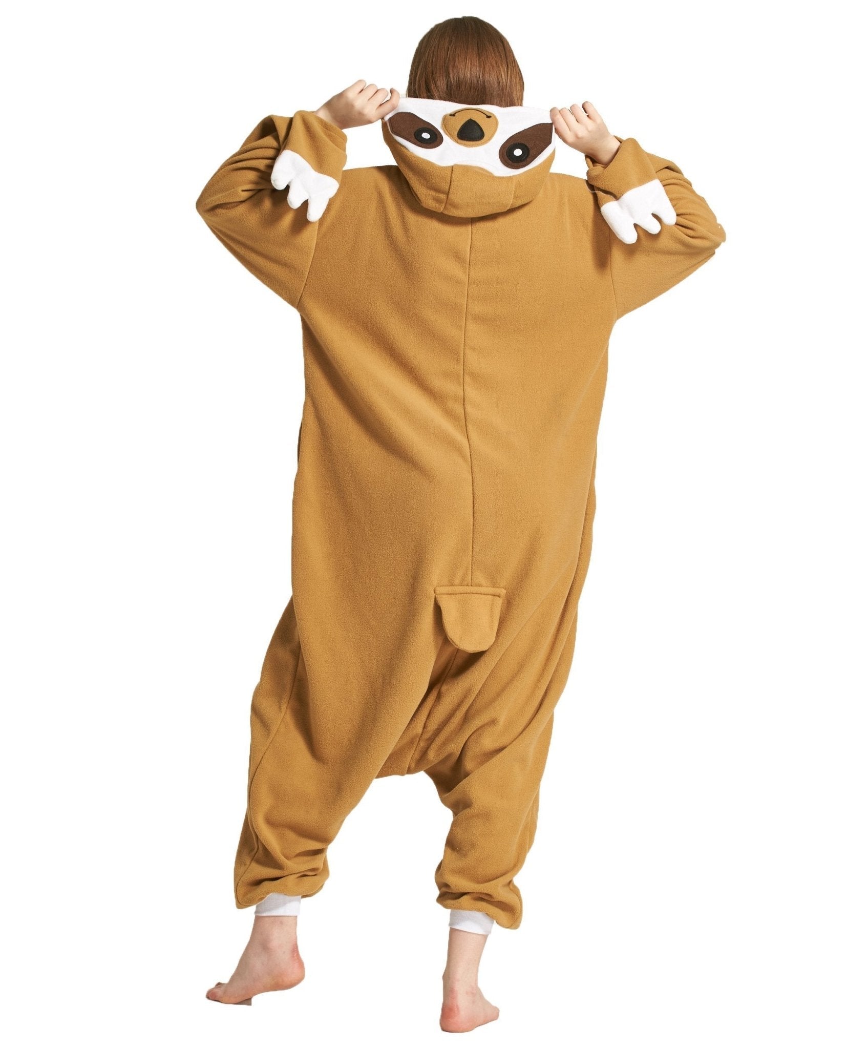 BuyAnimal Adult Sloth Onesies Hoodie kigurumi Costume Pajamas Now Cheaper With 3 - 5 Days Ship - PajamasBuy