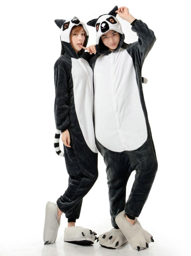 BuyAnimal Cat Kigurumi Hoodie Tailed Onesie Costume Pajamas Now Cheaper With 3 - 5 Days Ship - PajamasBuy