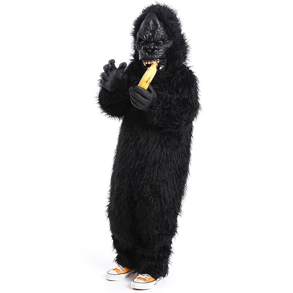 BuyAnimal party play King Kong Suffed Gorilla Costume for Kids Now Cheaper With 3 - 5 Days Ship - PajamasBuy