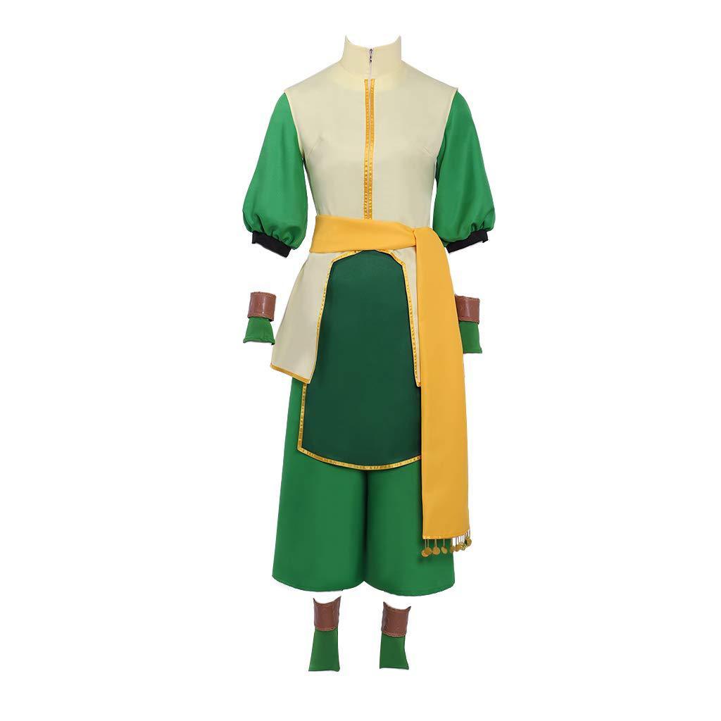 BuyAnime Toph Beifong Avatar The Last Airbender Costume Party Carnival Cosplay Full Set Now Cheaper With 3 - 5 Days Ship - PajamasBuy