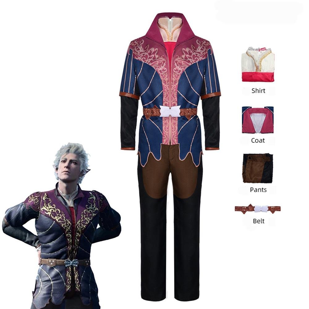 BuyBaldur's Gate 3 Astarion Game Cosplay Costume party Now Cheaper With 3 - 5 Days Ship - PajamasBuy