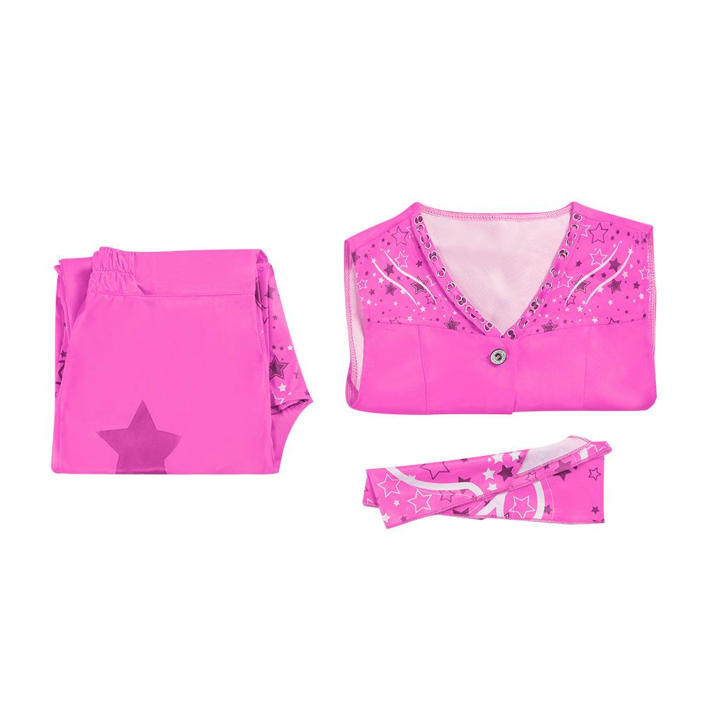 BuyBarbie Movie Margot Robbie Barbie Pink Western Cosplay Costume Outfits Now Cheaper With 3 - 5 Days Ship - PajamasBuy