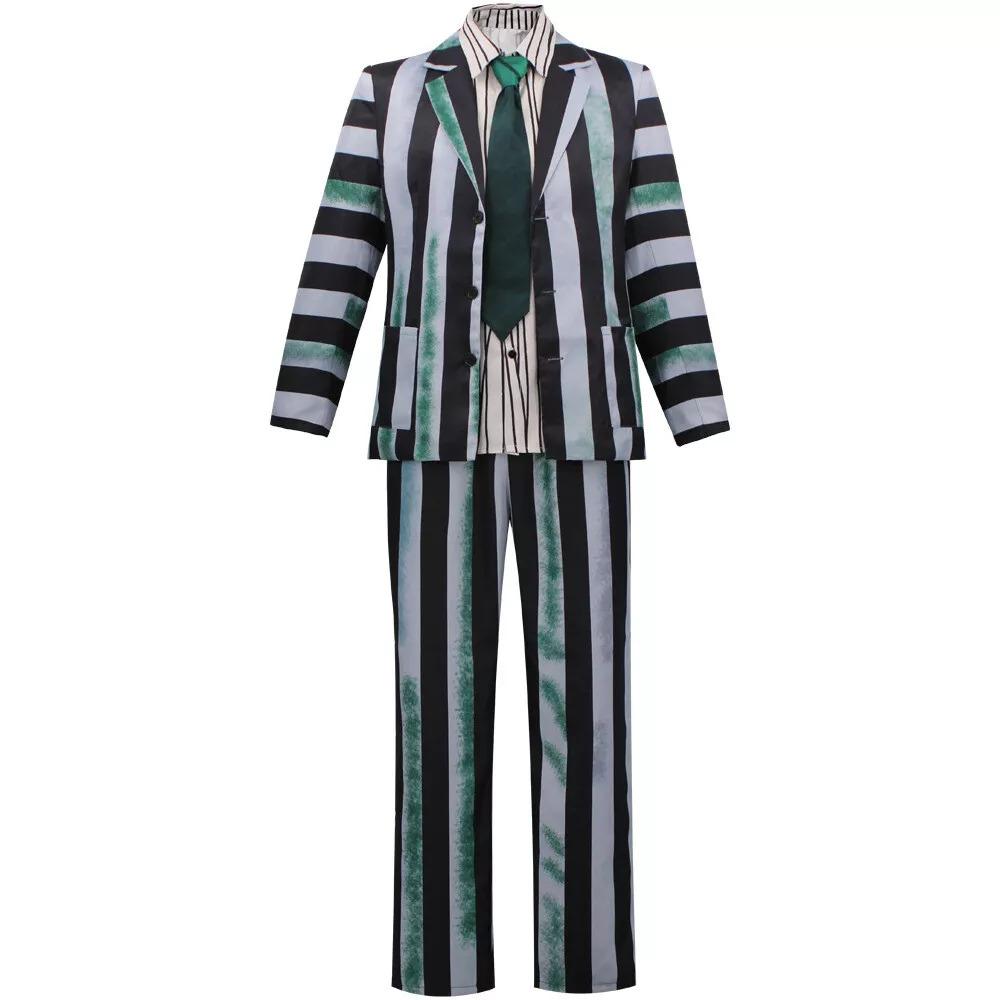 BuyBeetlejuice 2 Michael Keaton Costume for men Party Halloween Suit Now Cheaper With 3 - 5 Days Ship - PajamasBuy