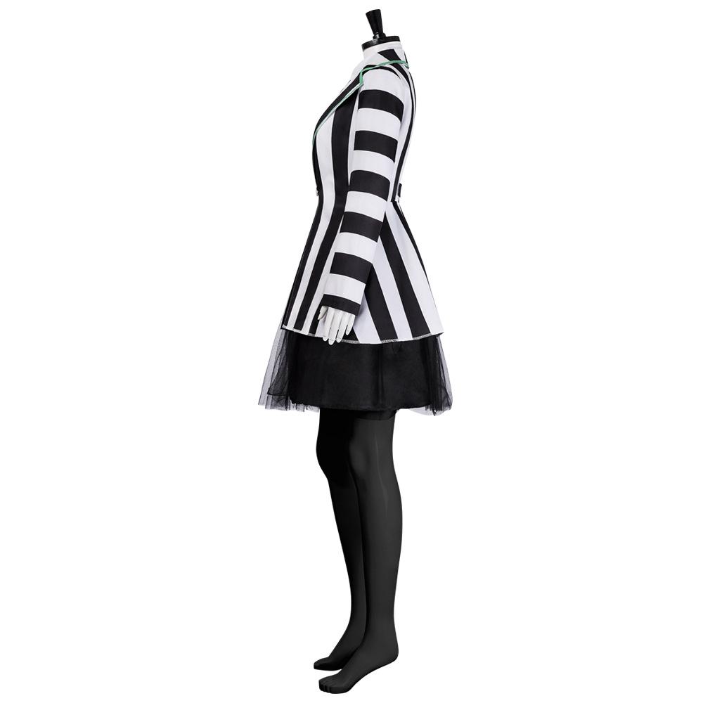 BuyBeetlejuice Adult Kids Blazer Dress Costume For Women Girl Now Cheaper With 3 - 5 Days Ship - PajamasBuy