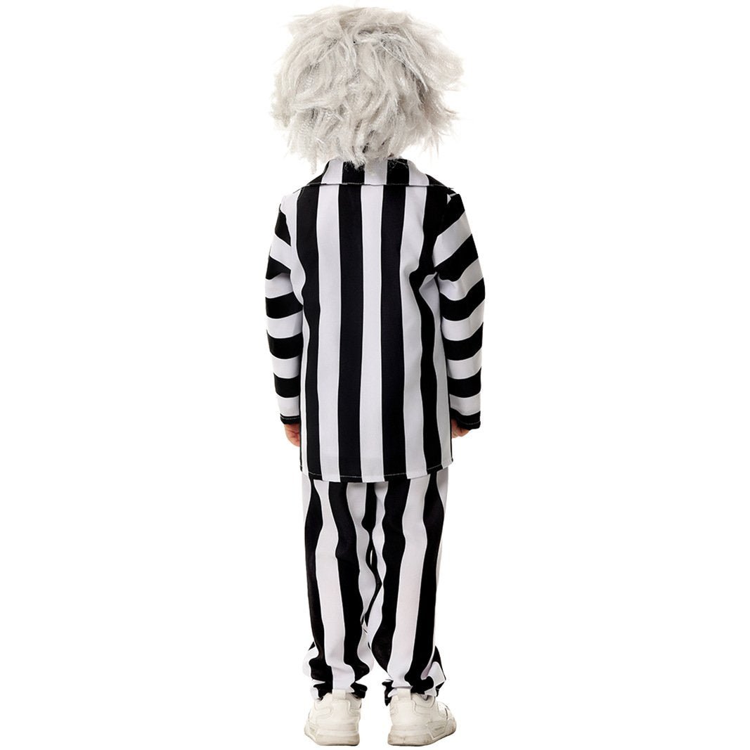 BuyBeetlejuice Family Cosplay Costume Halloween Matching Outfits for Kids Now Cheaper With 3 - 5 Days Ship - PajamasBuy