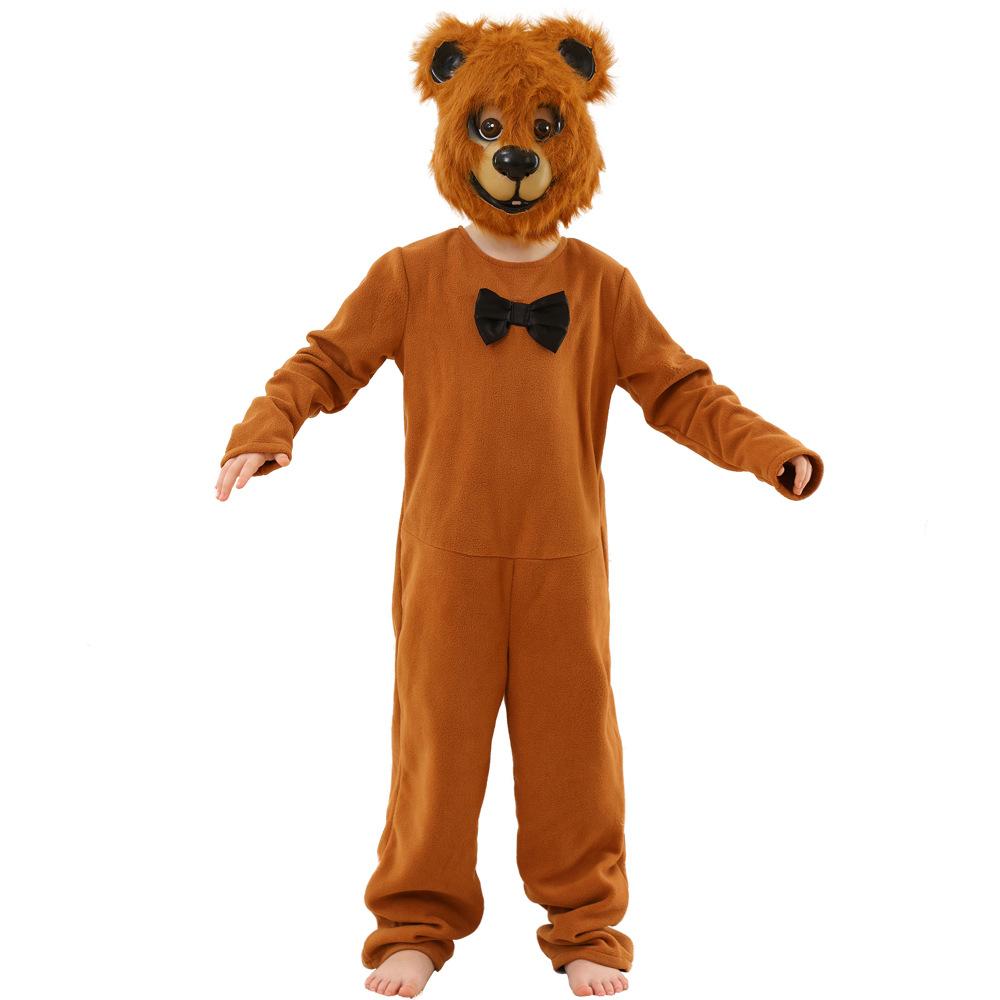 BuyBrown Bear animal furry costume Children's Day Matching Pets Party Halloween Now Cheaper With 3 - 5 Days Ship - PajamasBuy