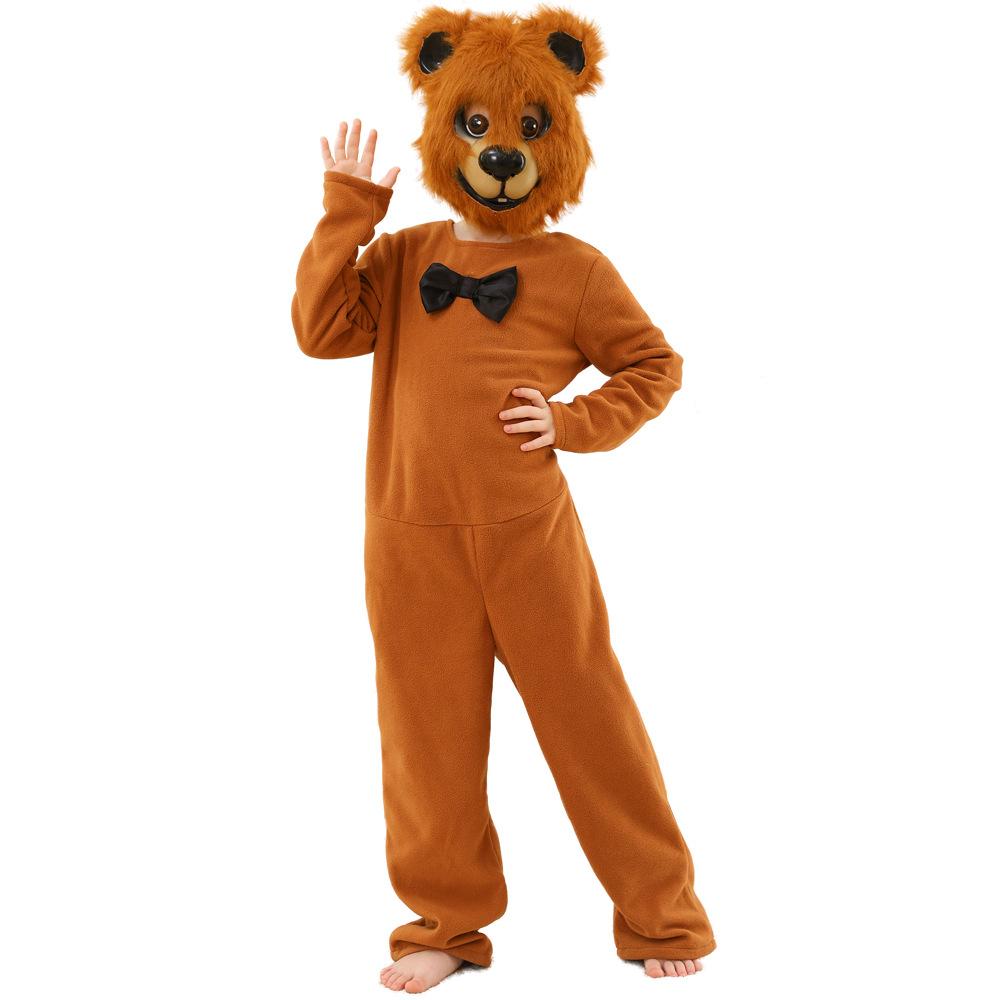 BuyBrown Bear animal furry costume Children's Day Matching Pets Party Halloween Now Cheaper With 3 - 5 Days Ship - PajamasBuy