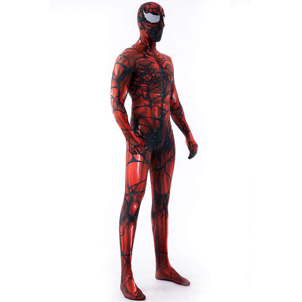 BuyCarnage Red Rubies Venom Spider - Man Costume Cosplay Jumpsuit Superhero Bodysuit Halloween Suit Zentai For Adult Kids Now Cheaper With 3 - 5 Days Ship - PajamasBuy