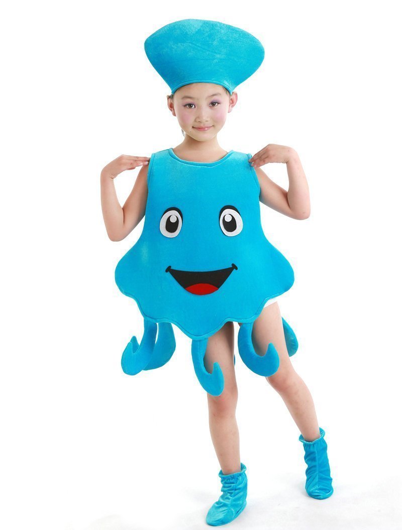 BuyCartoon Starfish Octopus Children Kids Gift Kigurumi Costume Now Cheaper With 3 - 5 Days Ship - PajamasBuy