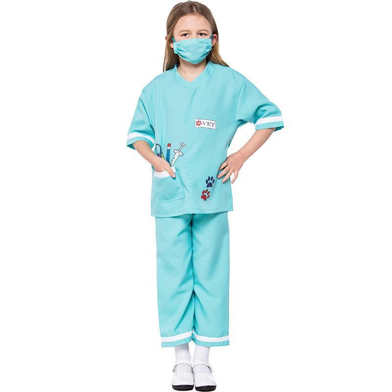 BuyChild Unisex Doctor Dress - up Veterinarian Role Play Halloween Costumes for kids Now Cheaper With 3 - 5 Days Ship - PajamasBuy