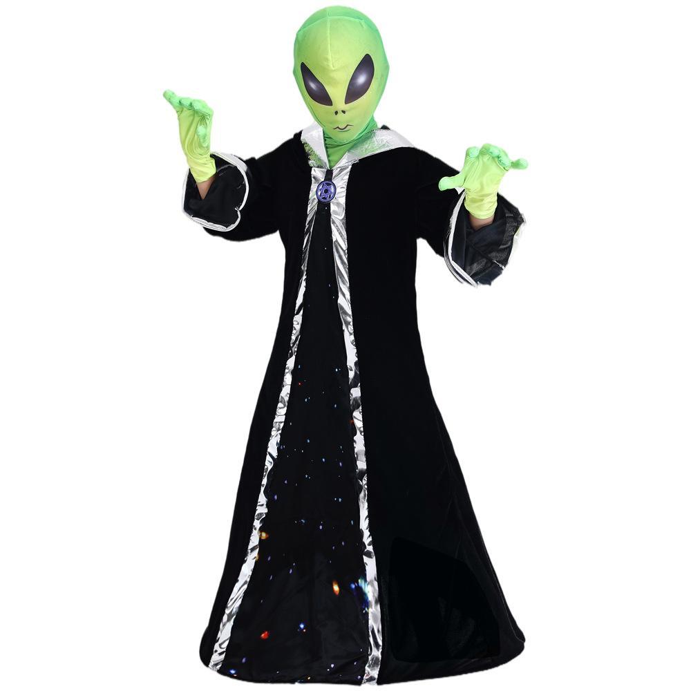 BuyChildren's Alien Cosplay Halloween Costume Now Cheaper With 3 - 5 Days Ship - PajamasBuy