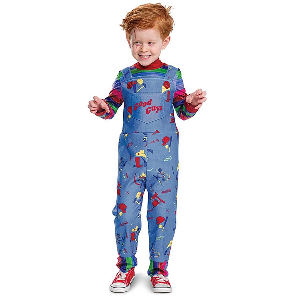 Buychild's kids Chucky Costume Boy Jumpsuit Girls Dress stage Halloween Now Cheaper With 3 - 5 Days Ship - PajamasBuy