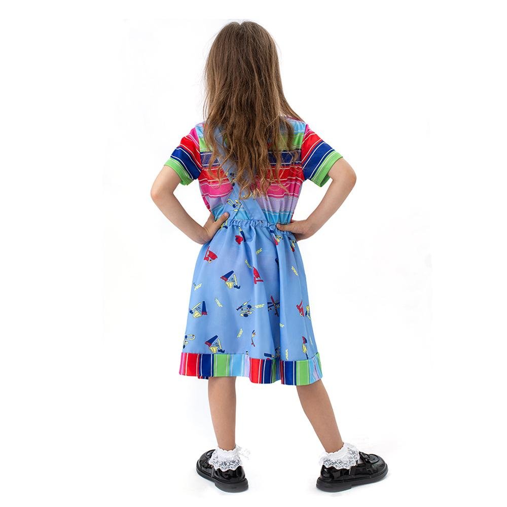 Buychild's kids Chucky Costume Boy Jumpsuit Girls Dress stage Halloween Now Cheaper With 3 - 5 Days Ship - PajamasBuy