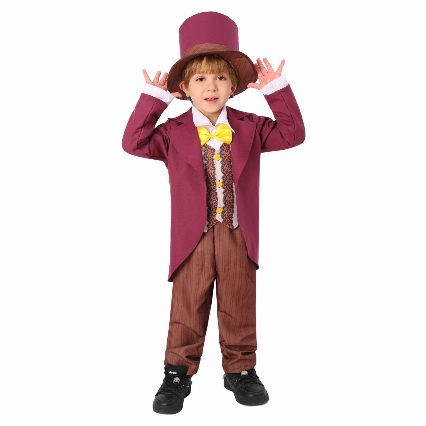 BuyChocolate Willy Wonka Movie Purple Kids Party Suit Cosplay Costumes Halloween Now Cheaper With 3 - 5 Days Ship - PajamasBuy