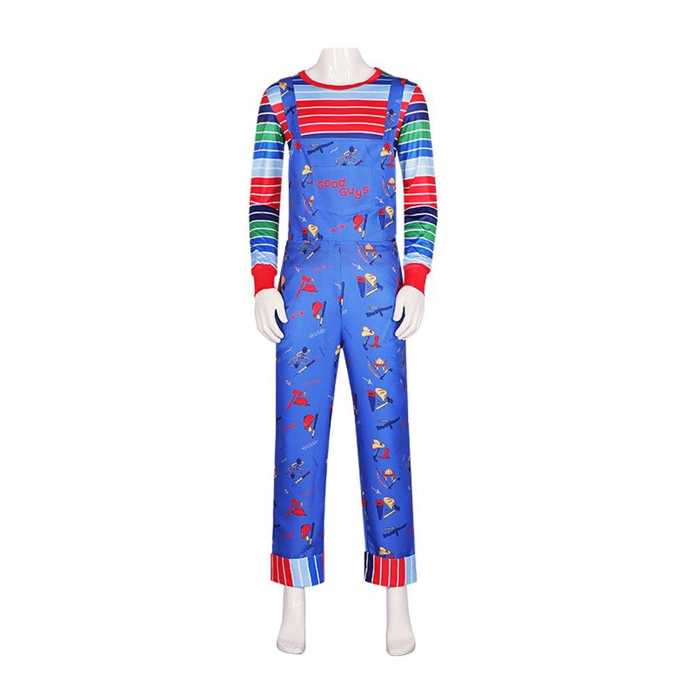 BuyChucky Halloween Cosplay Costume Outfits Carnival Suit Now Cheaper With 3 - 5 Days Ship - PajamasBuy