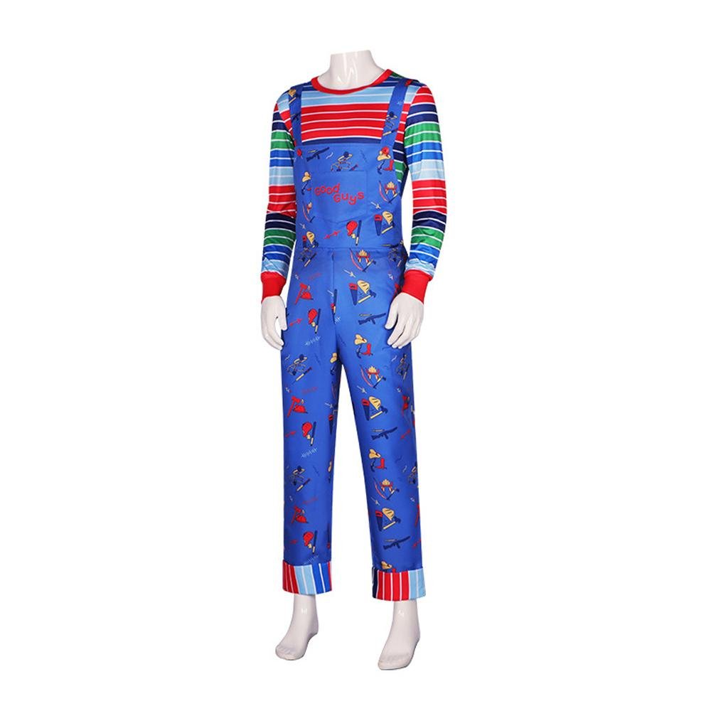 BuyChucky Halloween Cosplay Costume Outfits Carnival Suit Now Cheaper With 3 - 5 Days Ship - PajamasBuy