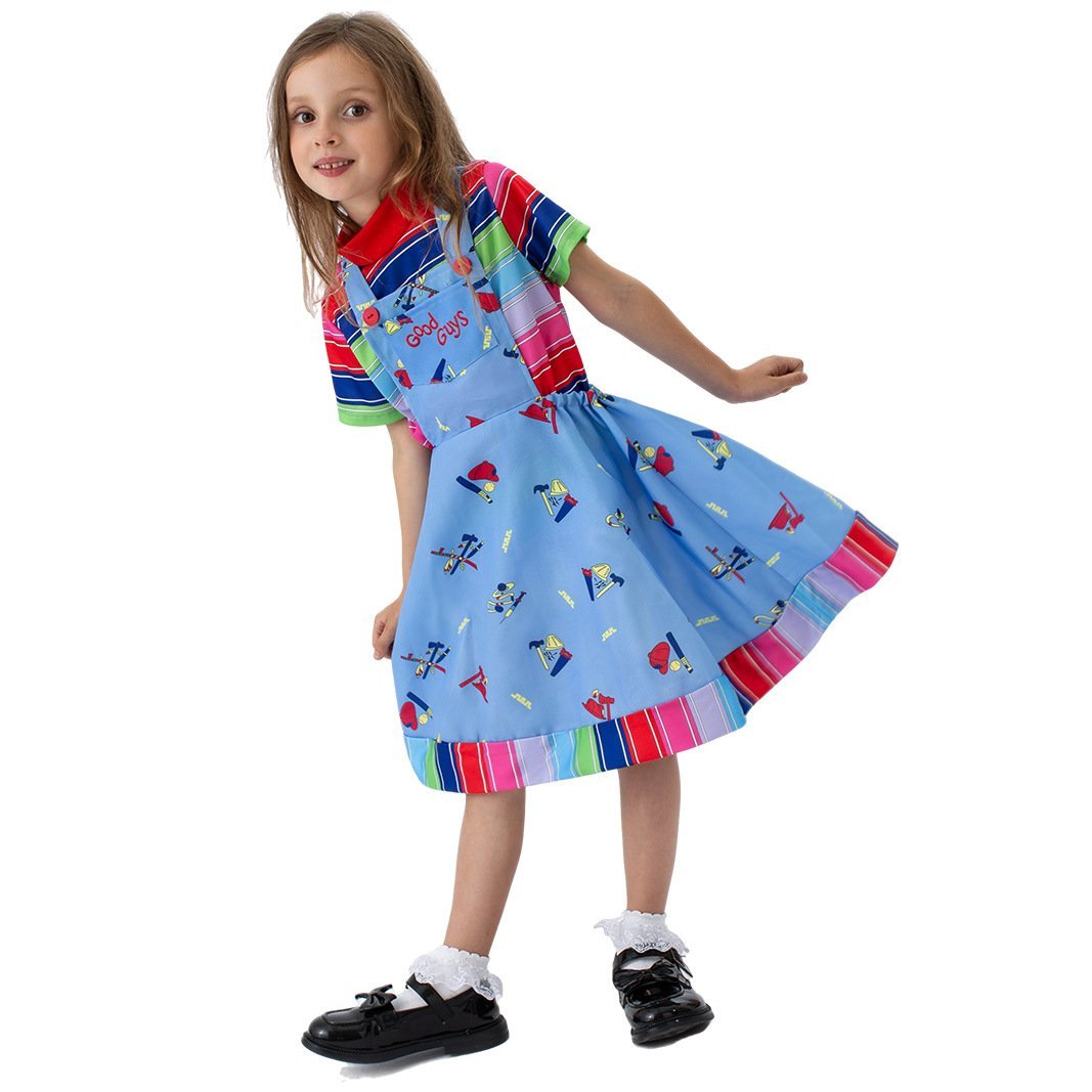 BuyChucky Season 2 Kids Dress Halloween Outfits Cosplay Costume Now Cheaper With 3 - 5 Days Ship - PajamasBuy