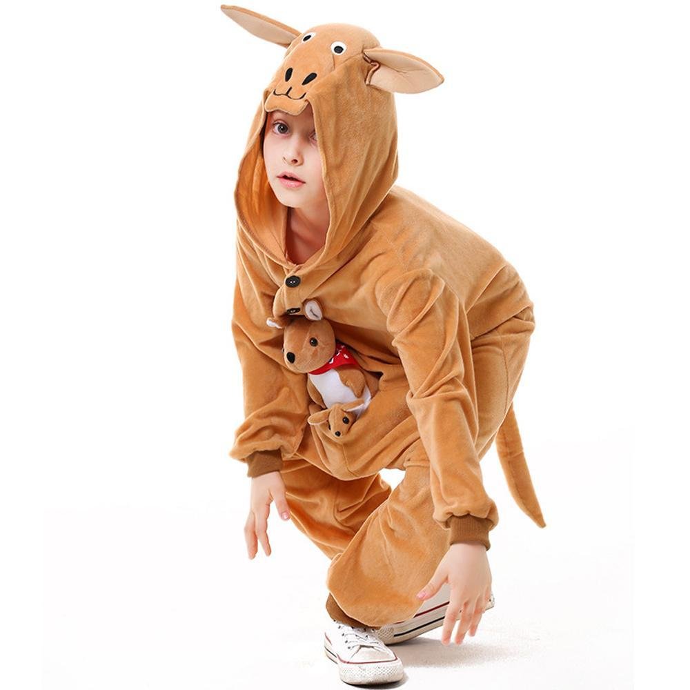 BuyCosplay kangaroo kids unisex hooded jumpsuit Now Cheaper With 3 - 5 Days Ship - PajamasBuy