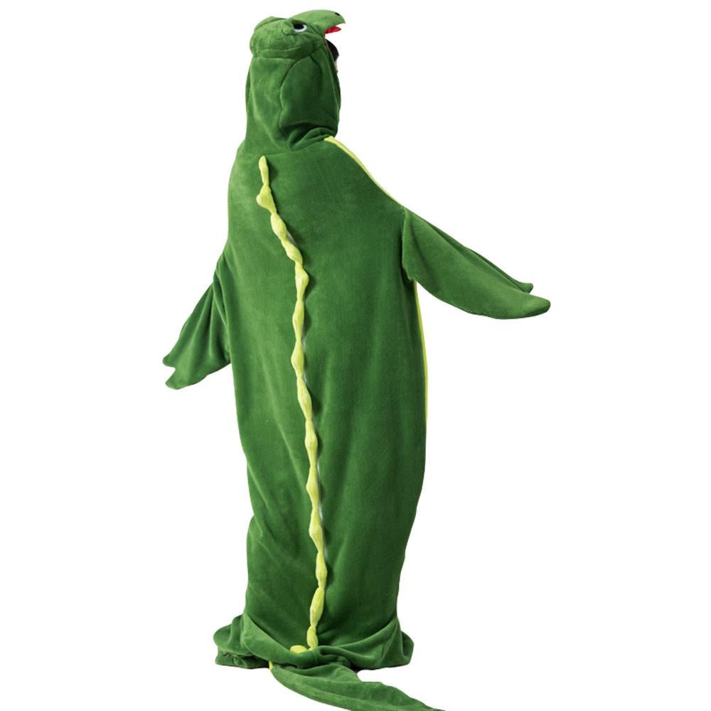 BuyCrocodile Animal kigurumi onesies Costume Cozy Fleece Pajama Robe Now Cheaper With 3 - 5 Days Ship - PajamasBuy