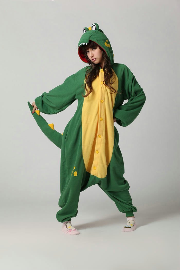 BuyCrocodile Animal Onesies Kigurumi Costumes Pajamas Now Cheaper With 3 - 5 Days Ship - PajamasBuy