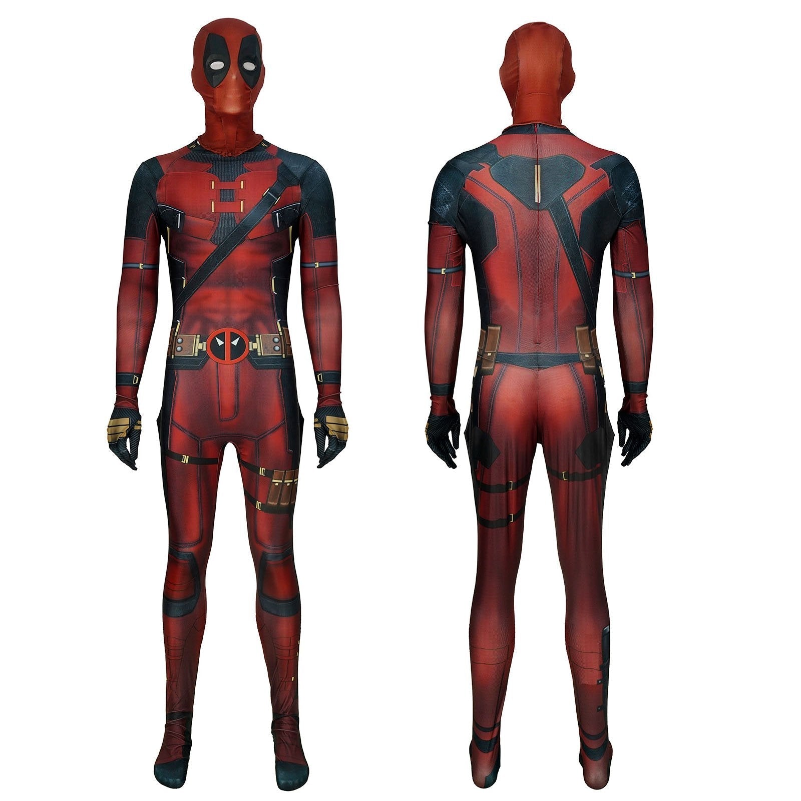 BuyDeadpool 3 Wade Wilson Cosplay Jumpsuit Halloween Costume for Adults & Kids Now Cheaper With 3 - 5 Days Ship - PajamasBuy