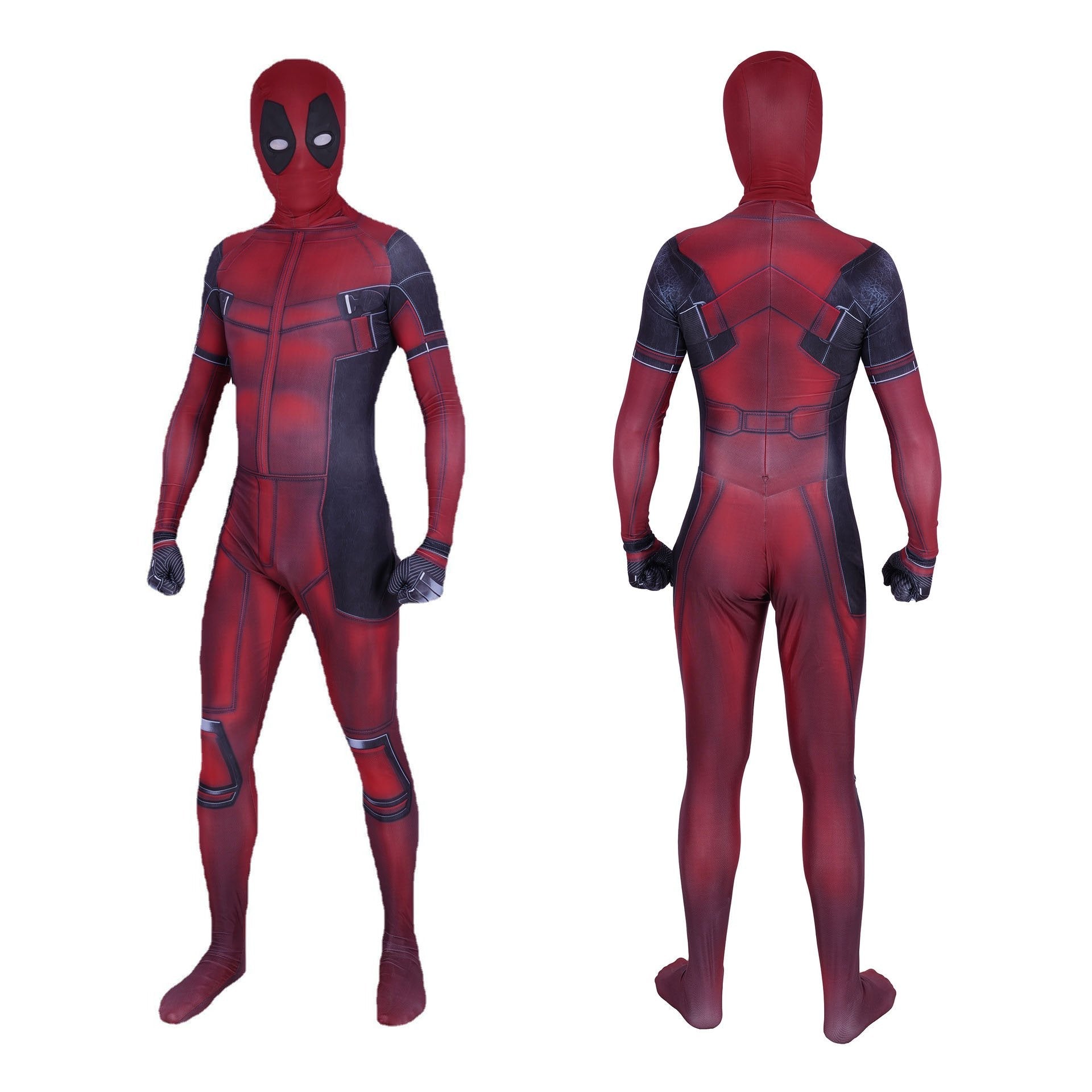 BuyDeadpool Cosplay Jumpsuit Adult And Kids Halloween Costume Now Cheaper With 3 - 5 Days Ship - PajamasBuy