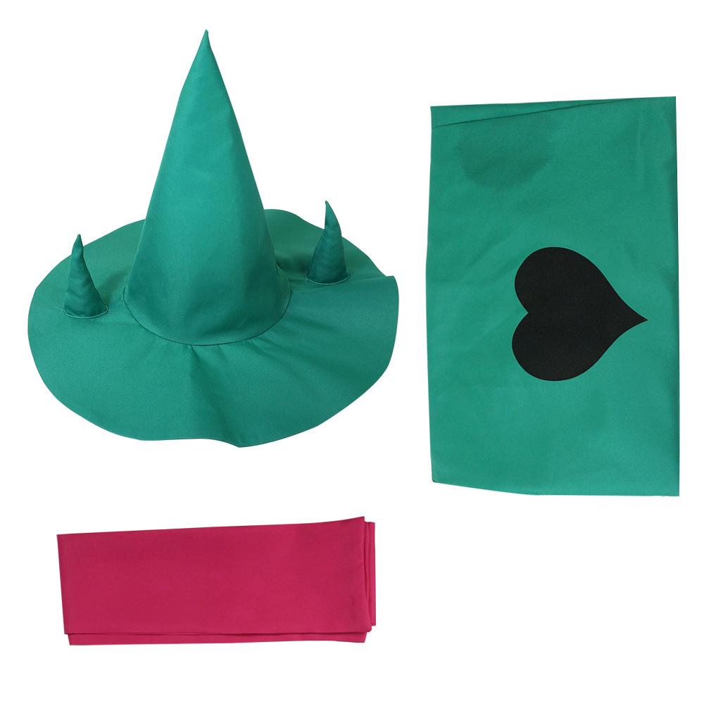 BuyDeltarune Ralsei Cosplay Costume Cape Scarf and Hat Set for Adults Now Cheaper With 3 - 5 Days Ship - PajamasBuy