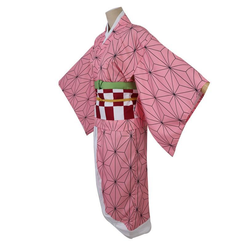 BuyDemon Slayer Kamado Nezuko Anime Cosplay Costume Japanese Kimono Now Cheaper With 3 - 5 Days Ship - PajamasBuy