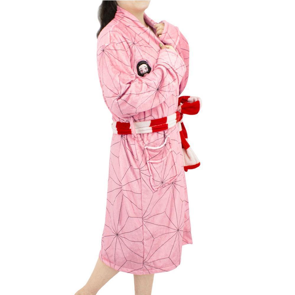 Demon Slayer Kamado Nezuko Kigurumi Robes Animal Pajamas For Adult - Pajamasbuy