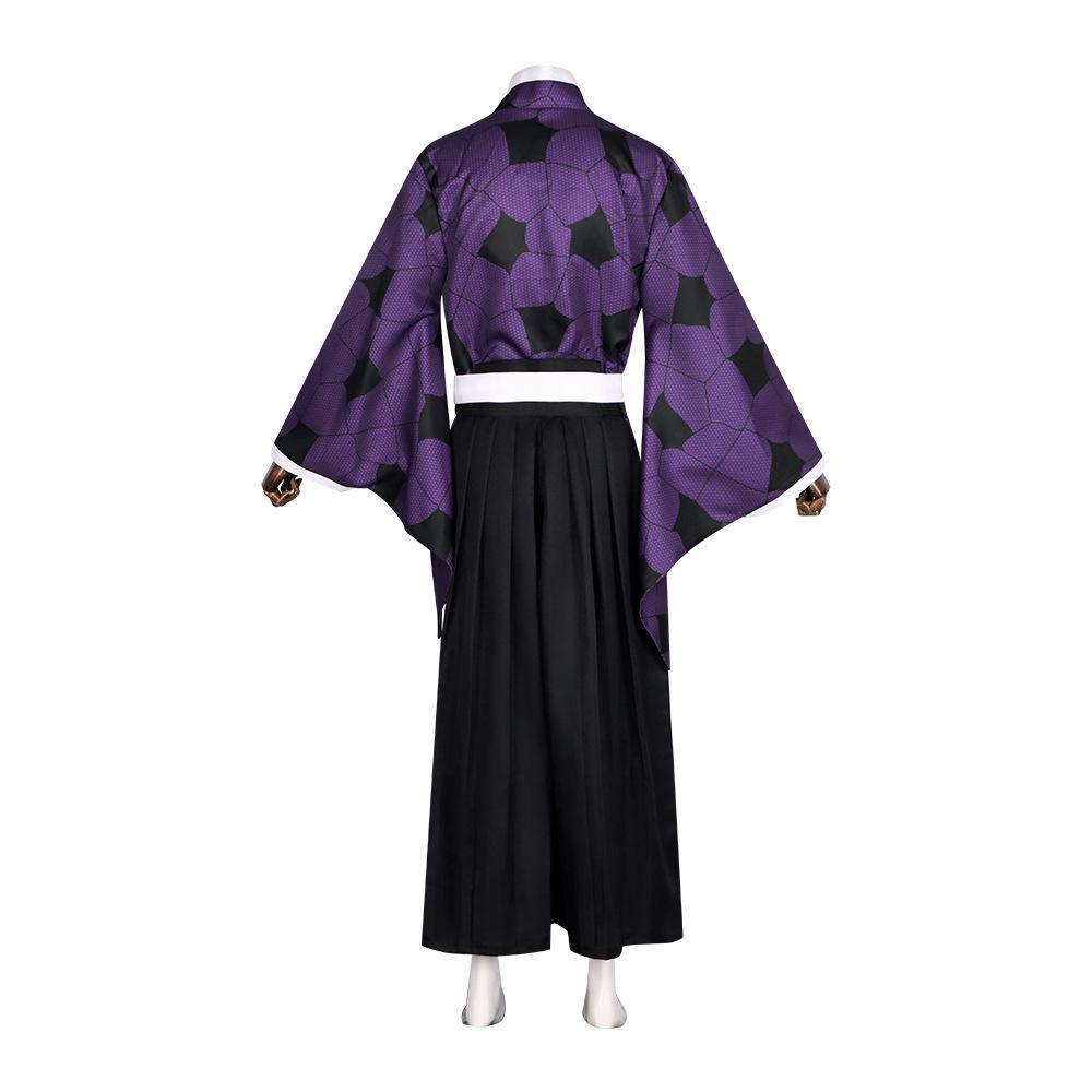 Demon Slayer Kimetsu no Yaiba Kokushibou Kimono Outfits Halloween Cosplay Costume - Pajamasbuy