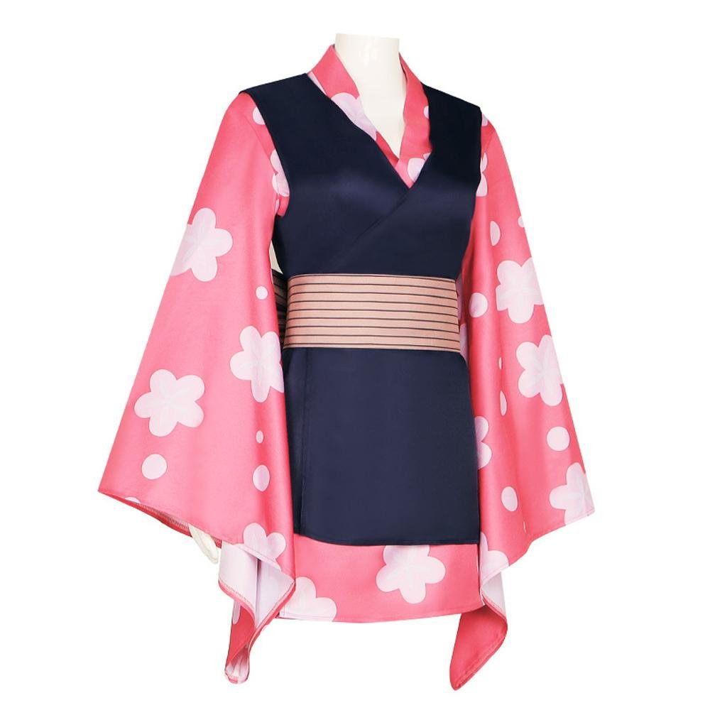 BuyDemon Slayer Makomo Cosplay Costume Outfit Anime Kimetsu no Yaiba Kimono Dress Full Set Halloween Now Cheaper With 3 - 5 Days Ship - PajamasBuy