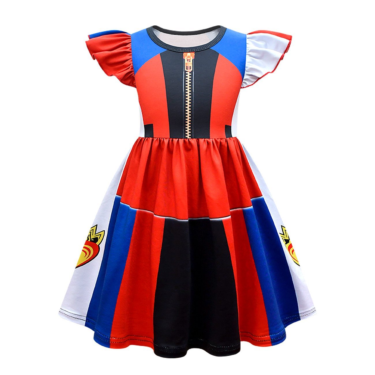 BuyDescendants 3 Costume A - line skirt with flying sleeves Cosplay Dress Now Cheaper With 3 - 5 Days Ship - PajamasBuy