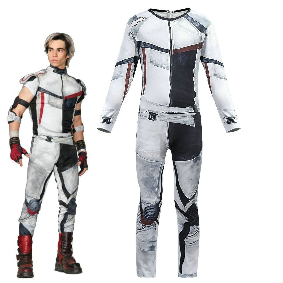 BuyDescendants 3 Jay Carlos Cosplay Costume Bodysuit for Adult Kid Now Cheaper With 3 - 5 Days Ship - PajamasBuy