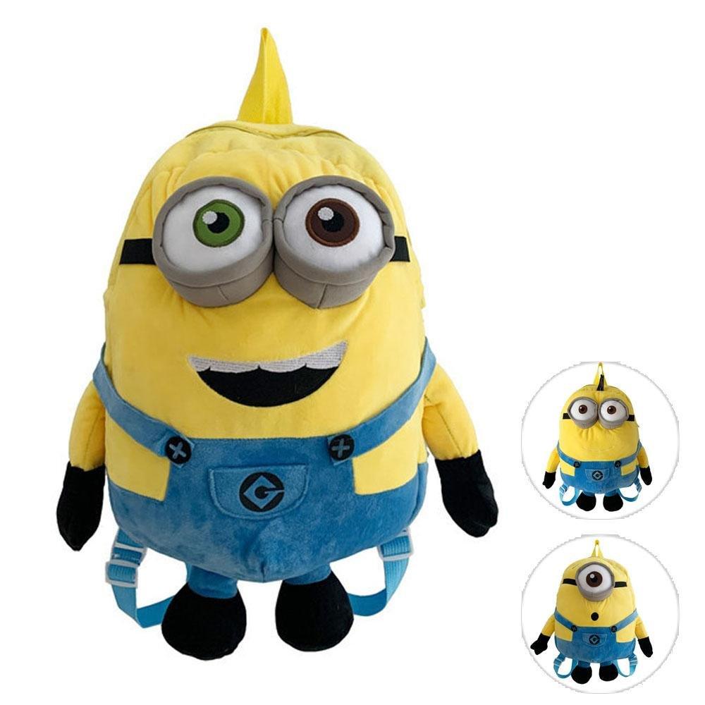 Despicable Me Minions Plush school bag large capacity student cartoon backpack - Pajamasbuy