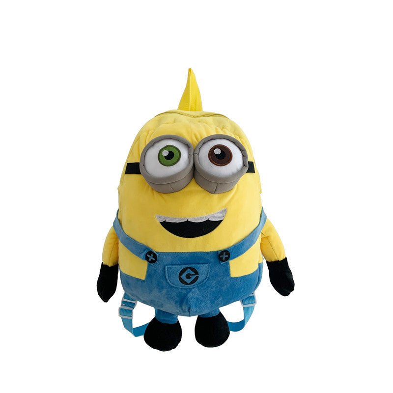 BuyDespicable Me Minions Plush school bag large capacity student cartoon backpack Now Cheaper With 3 - 5 Days Ship - PajamasBuy