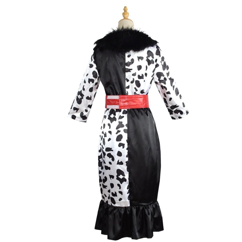 BuyEvil Madame Costume Cruella De Vil cosplay dress 101 Dalmatians Now Cheaper With 3 - 5 Days Ship - PajamasBuy