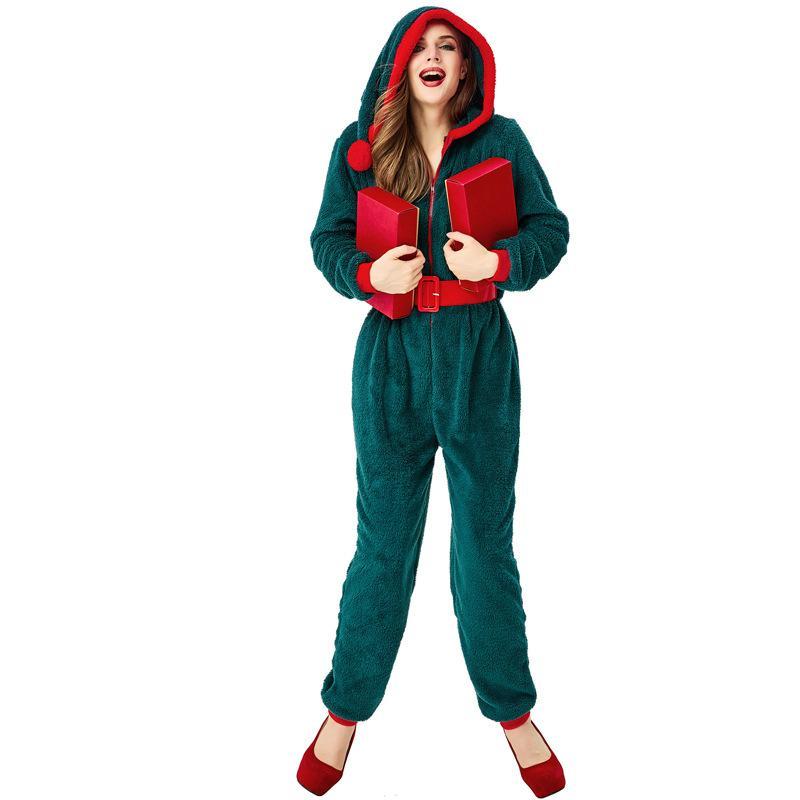 BuyFamily Matching Tree Onesies Green Hooded One - Piece Pajamas Now Cheaper With 3 - 5 Days Ship - PajamasBuy