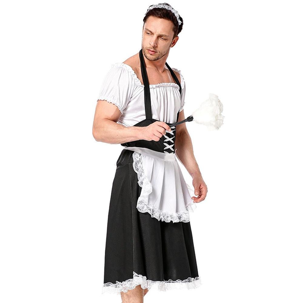 BuyFever Flirty French Women Man Maid Costume Now Cheaper With 3 - 5 Days Ship - PajamasBuy