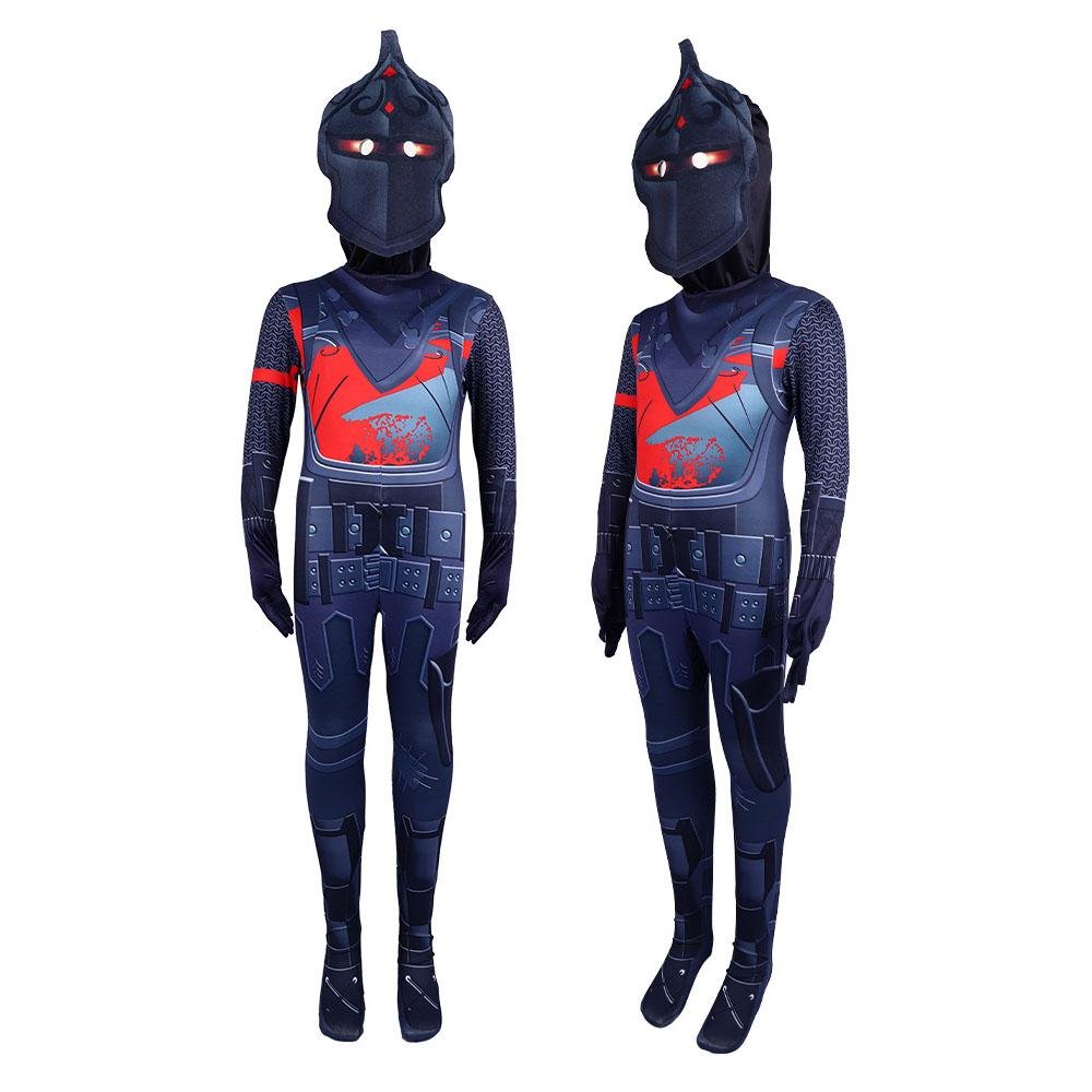 BuyFortnite Boy Black Knight Costume Jumpsuit for Kids Now Cheaper With 3 - 5 Days Ship - PajamasBuy