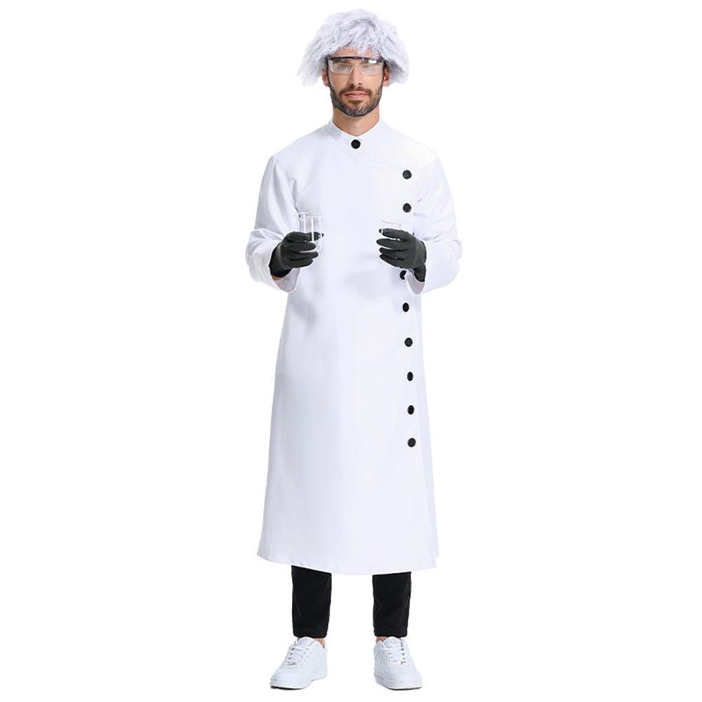 BuyFrankenstein Mad scientist Professional Lab Coat Halloween Party Cosplay Set Now Cheaper With 3 - 5 Days Ship - PajamasBuy